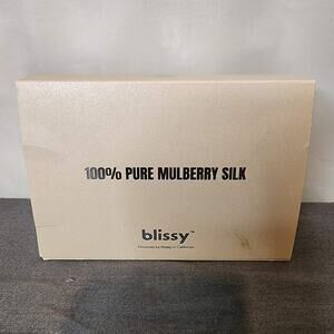 BLISSY Pillowcase Pillow Case/Cover STANDARD-CREAM 100% Pure Mulberry Silk
